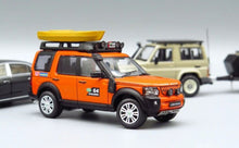 Load image into Gallery viewer, GCD 1:64 Orange Discovery 4 SUV Off Road Roof Rack Model Diecast Metal Car New
