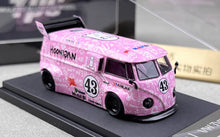 Load image into Gallery viewer, TPC 1:64 Pink VW T1 Van Bus #43 Hoonigan Sports Model Diecast Metal Car New
