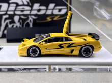 Load image into Gallery viewer, MT 1:64 Yellow Diablo SV Racing Sports Model Diecast Metal Car New Collection
