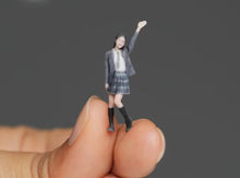 Load image into Gallery viewer, 1:64 Painted Figure Model Miniature Resin Diorama Sand CheerLeading Girl Uniform

