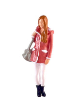 Load image into Gallery viewer, 1:64 Painted Figure Model Miniature Resin Diorama Baseball Jacket Man Pink Lady
