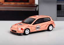 Load image into Gallery viewer, SW 1:64 JDM EG6 Civic SIR Pink #23 Hatchback Sport Model Diecast Metal Car New Collection
