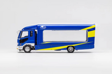 Load image into Gallery viewer, GCD 1:64 Blue Fuso Fighter Outriggers Raised Truck Model Diecast Metal Car New
