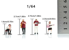 Load image into Gallery viewer, 1:64 Painted Figure Model Miniature Resin Diorama Sand Band Musician Members Set
