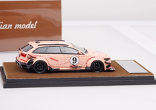 Load image into Gallery viewer, QD 1:64 Pink RS6 C7 DTM #9 Wagon Sports Model Diecast Resin Car New Collection

