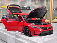 Load image into Gallery viewer, MH 1:18 Red JDM Civic Type R FL5 Turbo Vtec Engine Model Diecast Metal Car New Collection
