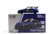 Load image into Gallery viewer, Poprace 1:64 JDM Blue Civic EG6 Hatchback Sports Model Diecast Metal Car New Collection
