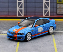 Load image into Gallery viewer, SW 1:64 Blue Gulf M3 E46 Coupe Sports Model Diecast Metal Car New
