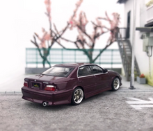 Load image into Gallery viewer, Tarmac 1:64 JDM Purple Chaser JZX100 VERTEX Sports Model Diecast Metal Car New
