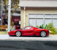 Load image into Gallery viewer, King 1:64 Red Silver Rims ENZO Racing Sports Model Diecast Metal Car New Collection
