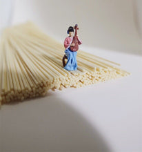Load image into Gallery viewer, 1:64 Painted Figure Model Miniature Resin Diorama Sand Antiquities Pipa Guzheng
