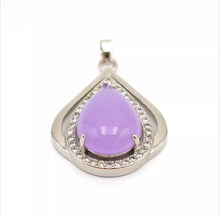 Load image into Gallery viewer, Nature Jade Lotus Pendant Necklace Gift Jewelry charm Blessing Lucky Fortune
