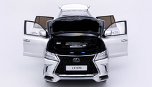 Load image into Gallery viewer, LCD 1:18 Silver LX570 Luxury SUV Off Road Sports Model Diecast Metal Car New
