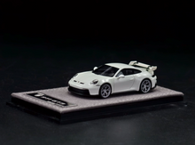 Load image into Gallery viewer, ZJWJ 1:64 Luminous White 911 GT3 Sports Model Diecast Resin Car New Collection
