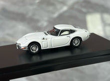 Load image into Gallery viewer, LCD 1:64 White Toyota 2000GT Racing Sports Classic Model Toy Diecast Metal Car BN
