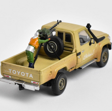 Load image into Gallery viewer, HF 1:64 Brown Military LC79 J70 Single Cab Pickup Model Diecast Metal Car New
