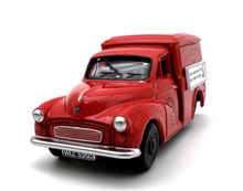 Load image into Gallery viewer, 1:76 Red Morris Minor Royal Mail Delivery Van Truck Model Diecast Metal Car
