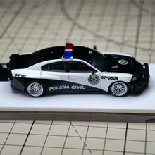 Load image into Gallery viewer, PSC 1:64 Charger Brawler Police Widebody Sport Model Diecast Metal Car Box New Collection
