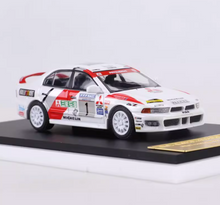 Load image into Gallery viewer, MK 1:64 APA White Galant VR-4 Rally Sedan Model Diecast Metal Car New Collection
