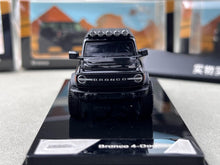 Load image into Gallery viewer, Shadow 1:64 Black Bronco ORV SUV 4 Doors Sports Model Diecast Metal Car New Collection
