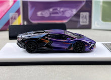 Load image into Gallery viewer, YS 1:64 Purple Revuelto Sports Model Diecast Metal Car New Collection
