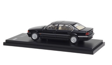 Load image into Gallery viewer, AR 1:64 Black BMW 750iL E38 Luxury Sedan Sports Model Diecast Metal Car New Collection

