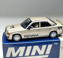 Load image into Gallery viewer, Minigt 1:64 Benz 190E 1984 Ayrton Senna Figure Model Diecast Metal Car New Collection
