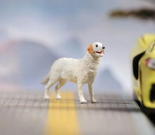 Load image into Gallery viewer, 1:64 Painted Figure Model Miniature Resin Diorama Sand Man In Black Suit Dog Toy Collection
