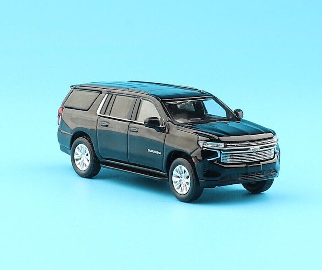 Masdi 1:64 Black Suburban Escalade Full Size SUV Model Diecast Metal Car New Collection