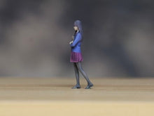 Load image into Gallery viewer, 1:64 Painted Figure Model Miniature Resin Diorama Sand Kawaii Cute Girl Uniform
