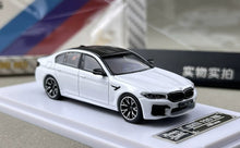 Load image into Gallery viewer, Howie 1:64 White M5 F90 Sedan Sports Model Diecast Metal Car New Collection
