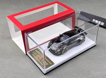 Load image into Gallery viewer, MC 1:64 Plating Gray LB GTR R35 Racing Sports Model Diecast Metal Car New Collection
