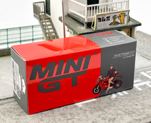 Load image into Gallery viewer, MINIGT 1:64 Red Panigale V4 Girl Figure Motorcycle Model Diecast Metal New Collection 682
