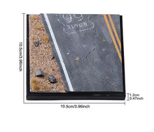 Load image into Gallery viewer, 1:64 Painted Car Model Base Miniature Diorama Sand Road Highway Scenario Rock
