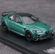 Load image into Gallery viewer, MG 1:64 Green Romea GTAm Sedan Sports Model Diecast Metal Car New Collection
