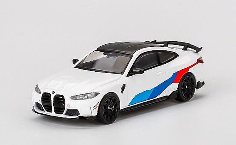 MINIGT 1:64 White M4 G82 M Power Racing Sports Model Toy Metal Car 346
