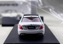 Load image into Gallery viewer, RM 1:64 Silver S63 W222 V12 VIP Luxury Sedan Sport Model Diecast Metal Car New Collection
