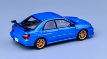 Load image into Gallery viewer, 1:64 Furuya Blue Impreza WRX STI VII 7 S202 Sedan Model Diecast Metal Car New Collection
