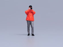 Load image into Gallery viewer, 1:64 Painted Figure Model Miniature Resin Diorama Sand Camera Man Photographer
