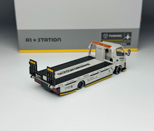 Load image into Gallery viewer, GCD 1:64 Gray AF H300 Flatbed Trailer Tow Truck Model Diecast Metal Car New Collection
