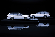 Load image into Gallery viewer, Mortal 1:64 S124 E300 Wagon Roof Bike Classic Model Diecast Metal Car New
