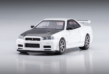 Load image into Gallery viewer, MINIGT 1:64 White JDM Nissan Skyline GTR Racing Sports Model Toy Metal Car 501
