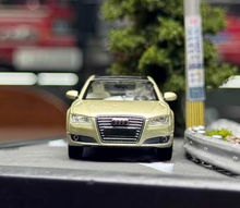 Load image into Gallery viewer, Masdi 1:64 Gold A8L D4 Luxury Sedan Sports Model Diecast Metal Car New Collection
