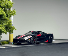 Load image into Gallery viewer, TOC 1:64 Black Stripe FE458 Speciale Sports Model Diecast Metal Car New Collection
