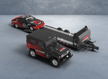 Load image into Gallery viewer, TM 1:64 Advan FJ40 SUV AE86 Flatbed Trailer Sports Model Diecast Metal Car New Collection
