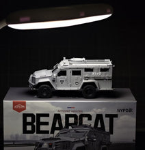 Load image into Gallery viewer, MVA 1:64 Gray Bearcat G3 AFV Armored Vehicle Police Figures Model ABS Car New Collection

