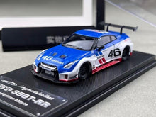 Load image into Gallery viewer, MC 1:64 Blue GTR R35 LBWK RR #46 Sports Model Diecast Metal Car New Collection
