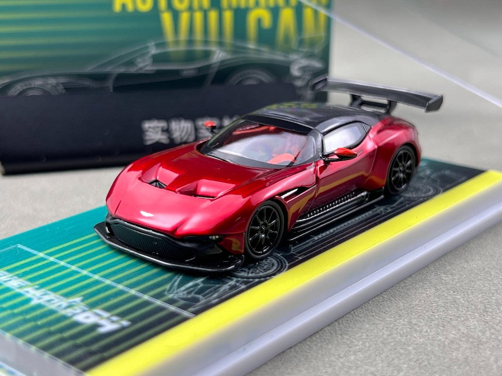 FW 1:64 Red Vulcan Racing Sports Model Diecast Metal Car New Collection