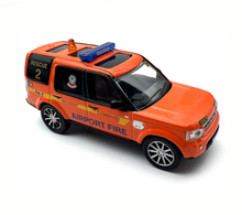 Load image into Gallery viewer, 1:76 Orange Discovery 4 Airport Fire SUV Sports Model Diecast Metal Car New Collection
