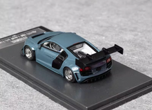 Load image into Gallery viewer, LMF 1:64 Gray R8 LMS Ultra Racing Sports Model Diecast Metal Car New Collection
